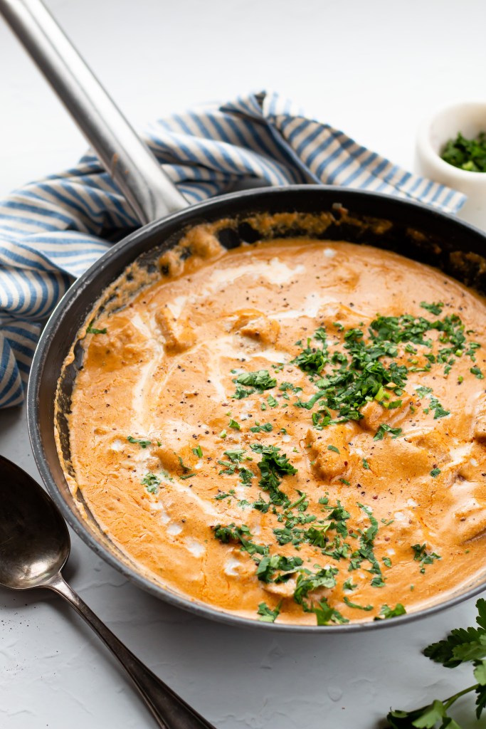 Creamy Tofu & Cashew Curry from a small kitchen